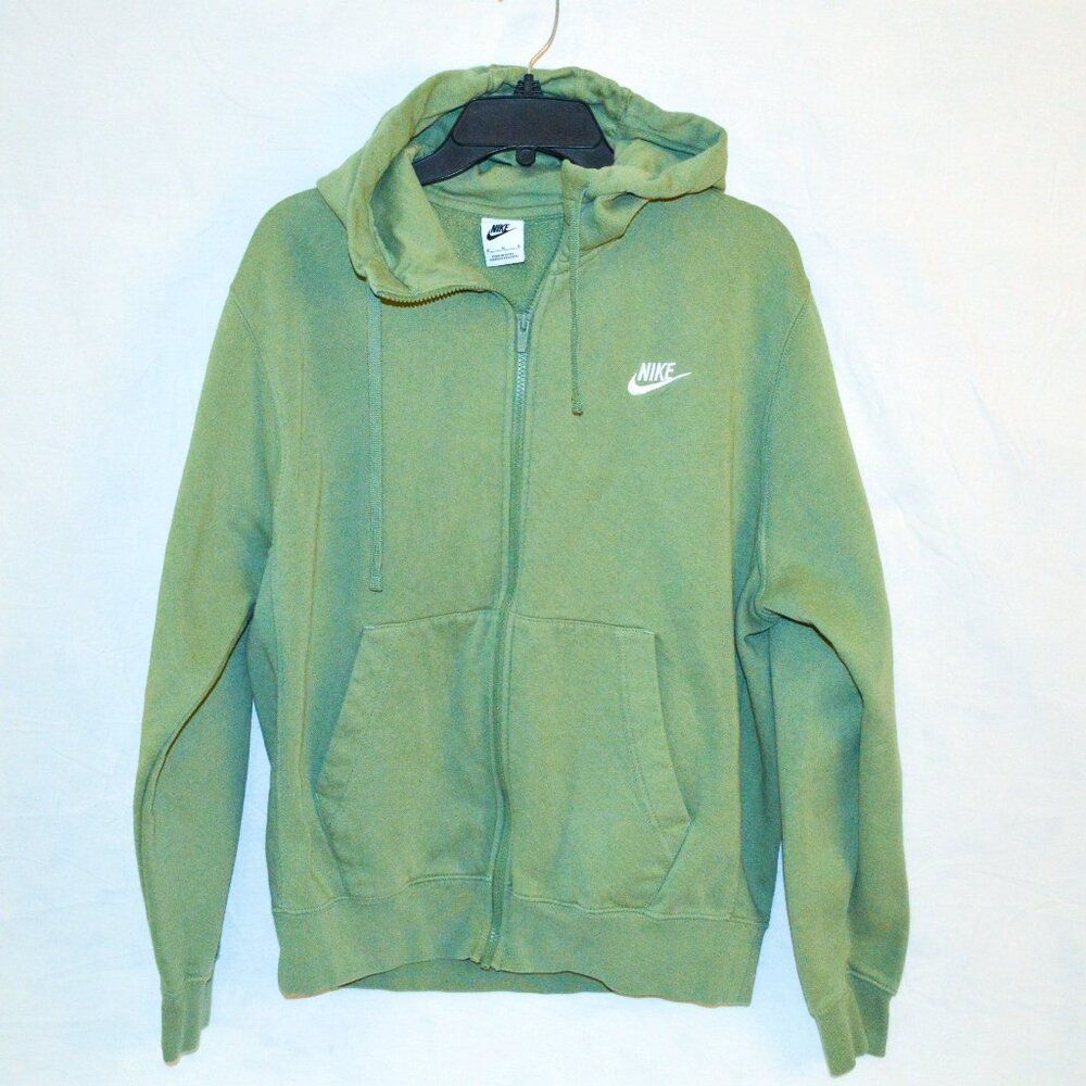 Nike Men’s Medium Full Zip Hoodie Green